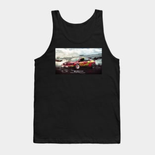 Toyota Corolla Timeattack concept render-- Digital design Art print by ASAKDESIGNS. Tank Top